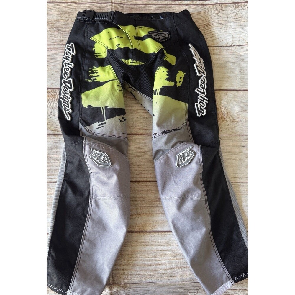Troy Lee Designs Pants Youth 24 X 20 Black Motocross Bottoms MX Kids TLD Like NE